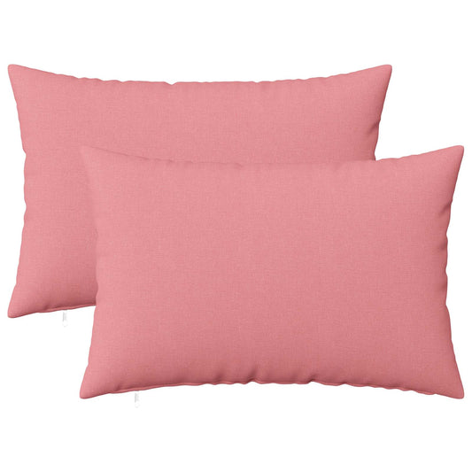 vidaXL Cushion with Pillow HEERLEN 2 pcs Pink Fabric