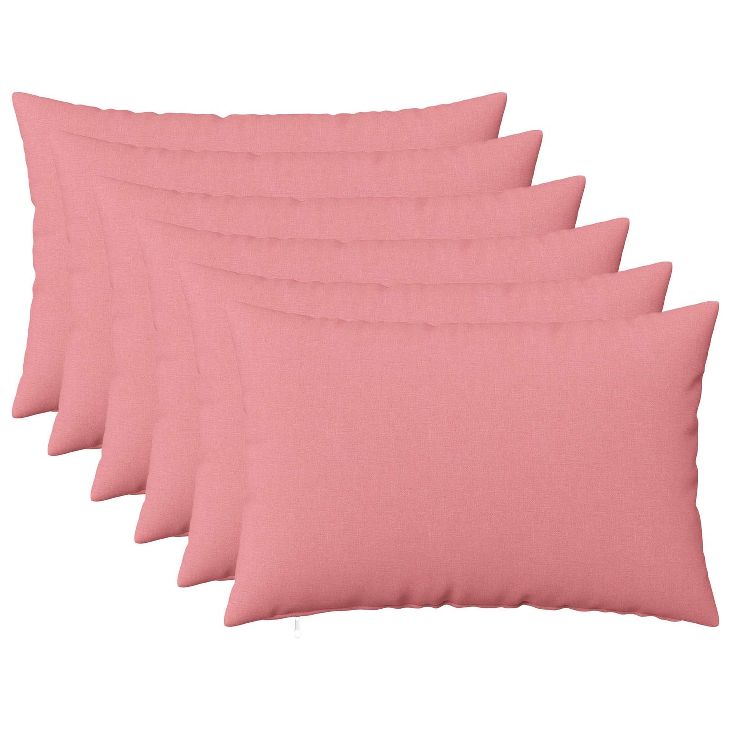 vidaXL Cushion with Pillow HEERLEN 6 pcs Pink Fabric