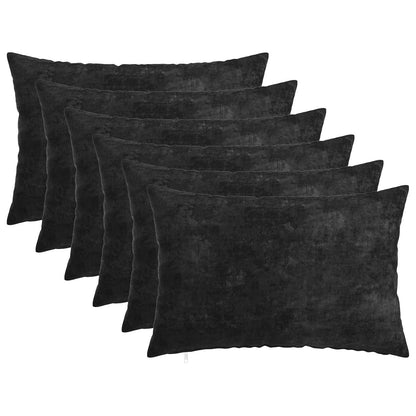 vidaXL Throw Pillow 6 pcs HEERLEN Anthracite 40 x 60 cm