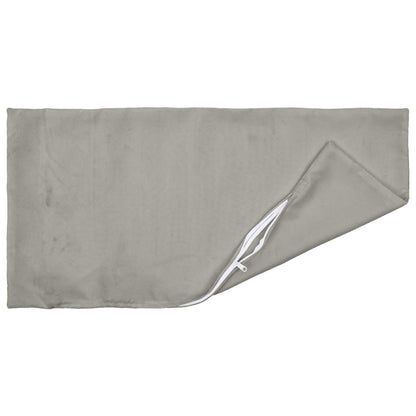 vidaXL Cushion with Pillow HEERLEN 6 pcs Grey Polyester