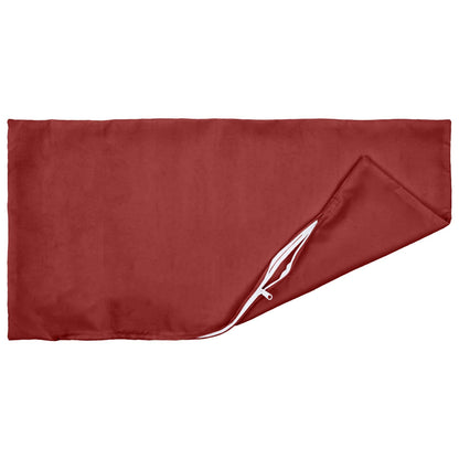 vidaXL Cushion with Pillow HEERLEN 2 pcs Wine Red Polyester