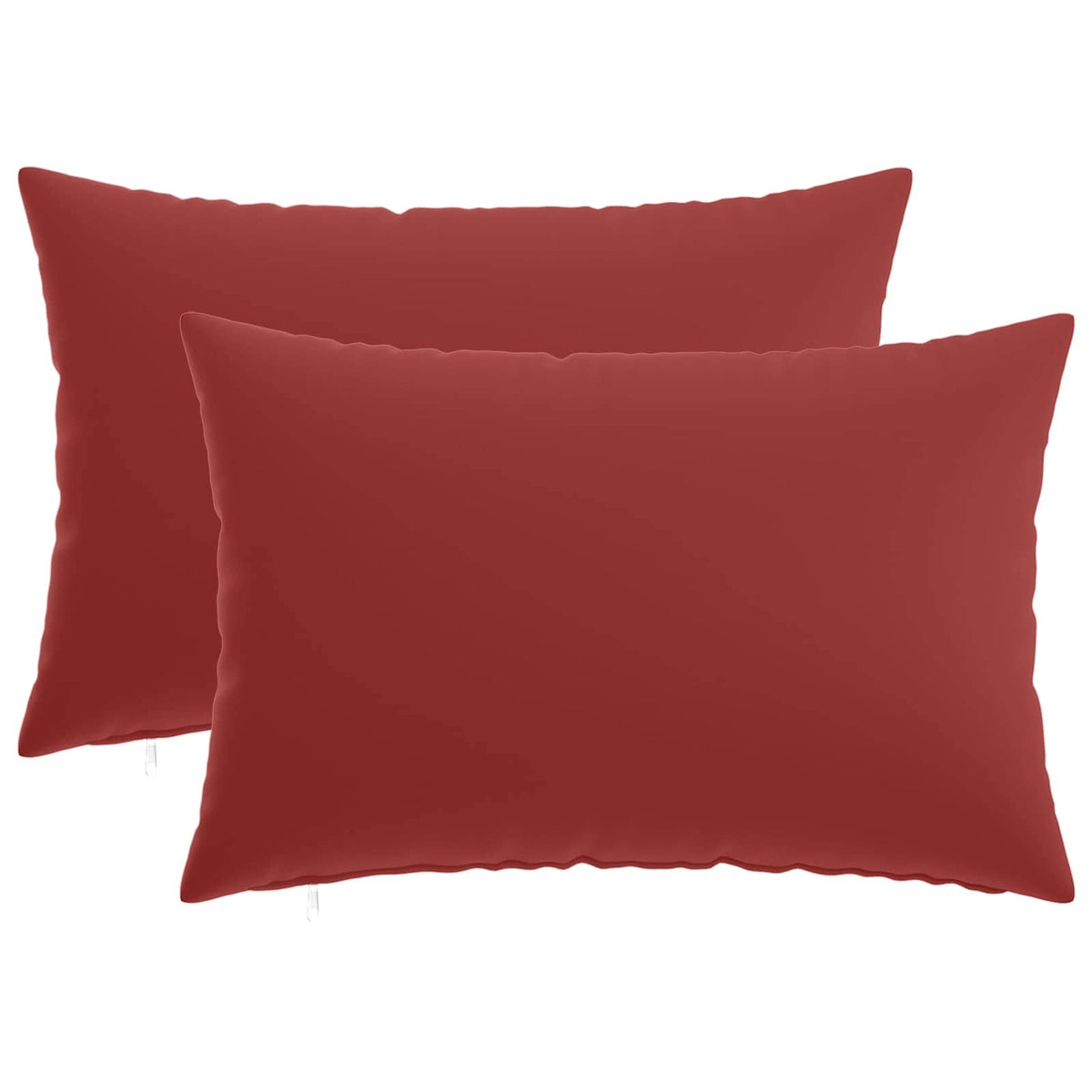 vidaXL Cushion with Pillow HEERLEN 2 pcs Wine Red Polyester