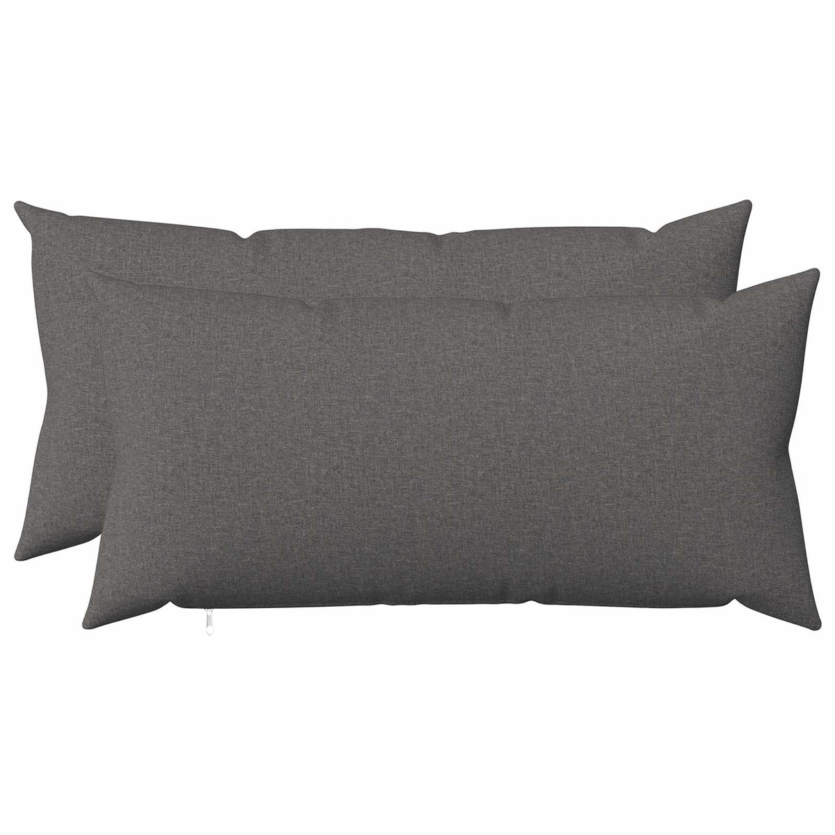 vidaXL Cushion with Pillow HEERLEN 2 pcs Light Grey Fabric