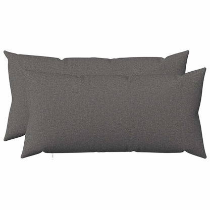 vidaXL Cushion with Pillow HEERLEN 2 pcs Light Grey Fabric