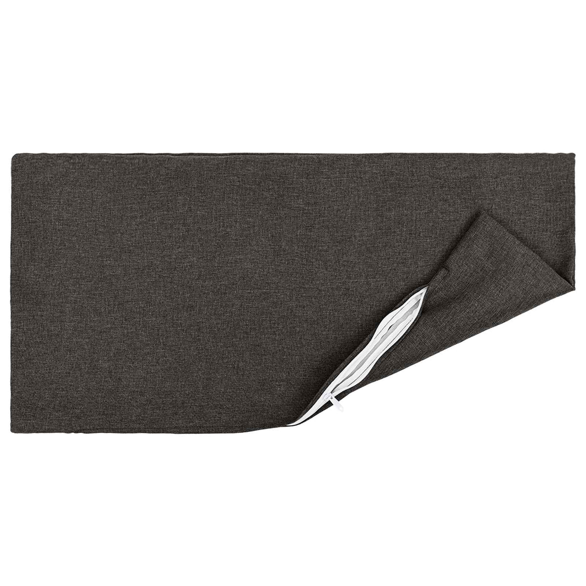 vidaXL Cushion with Pillow HEERLEN 6 pcs Dark Grey Fabric