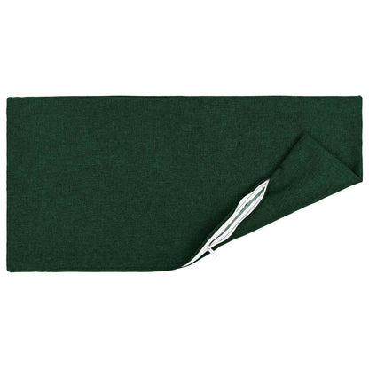 vidaXL Cushion with Pillow HEERLEN 2 pcs Dark Green Fabric