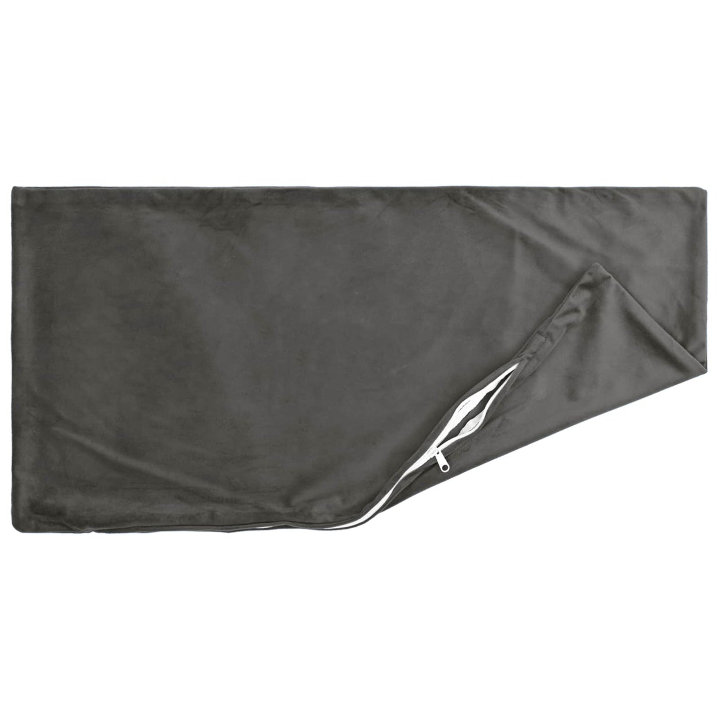 vidaXL Cushion with Pillow HEERLEN 6 pcs Dark Grey Velvet