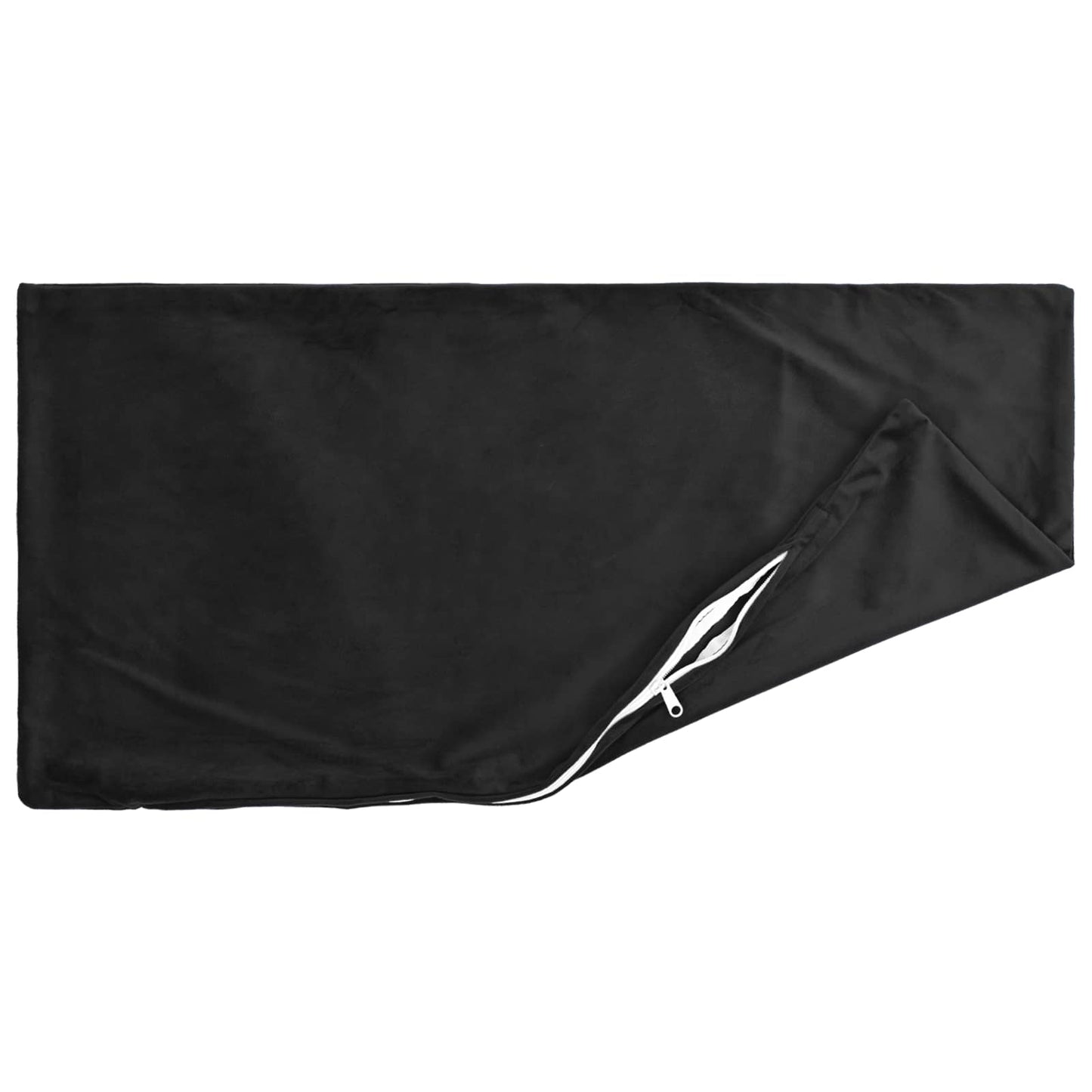 vidaXL Cushion with Pillow HEERLEN 6 pcs Black Velvet