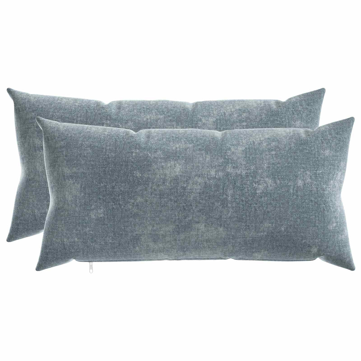 vidaXL Throw Pillow 2 pcs HEERLEN Light Blue 40 x 70 cm