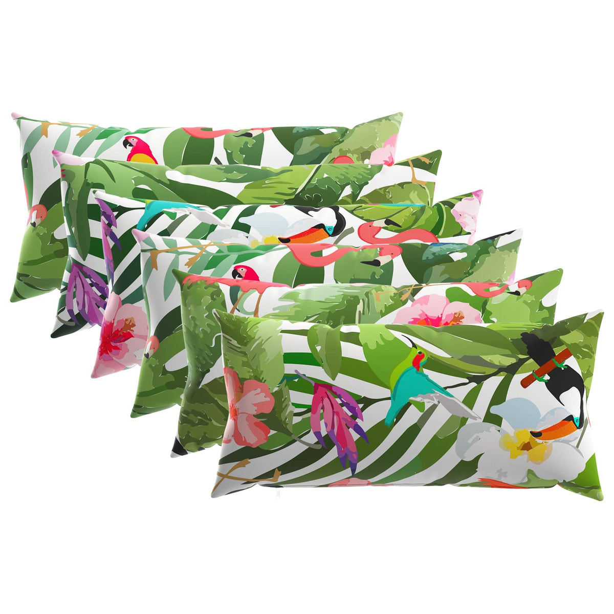 vidaXL Cushion with Pillow HEERLEN 6 pcs Multicolour Polyester