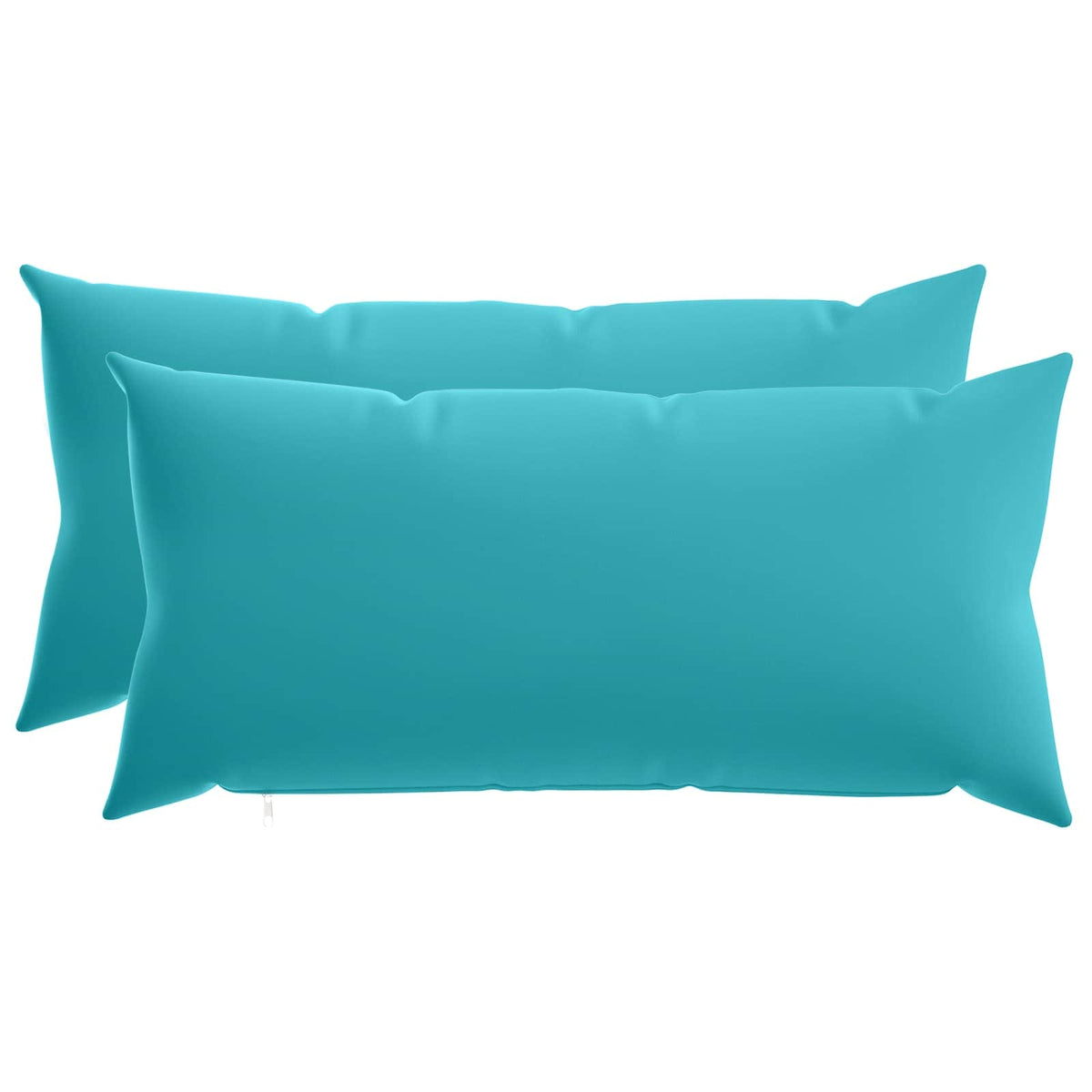 vidaXL Cushion with Pillow HEERLEN 2 pcs Turquoise Polyester