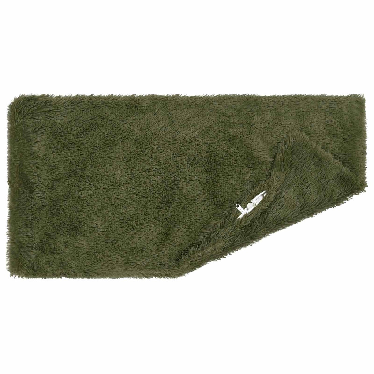 vidaXL Cushion with Pillow HEERLEN 6 pcs Green PV Fleece