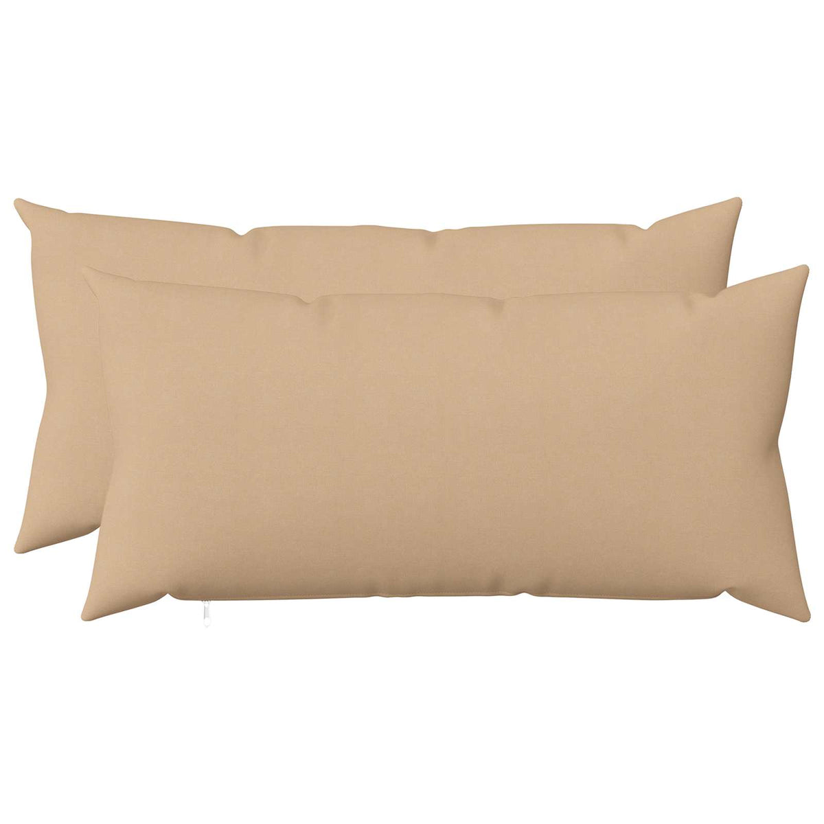 vidaXL Cushion with Pillow HEERLEN 2 pcs Cream Fabric