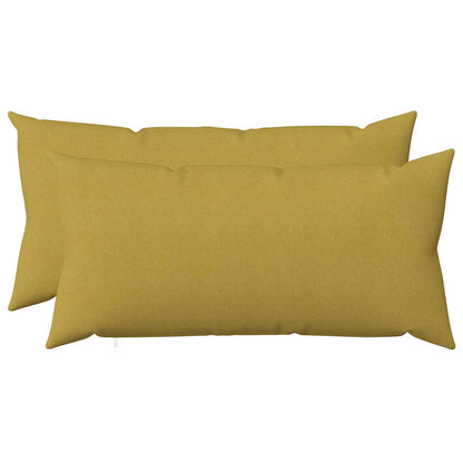 vidaXL Cushion with Pillow HEERLEN 2 pcs Light Green Fabric