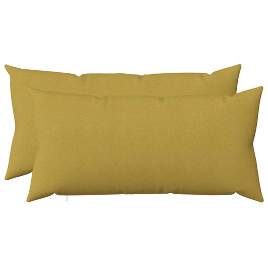 vidaXL Cushion with Pillow HEERLEN 2 pcs Light Green Fabric