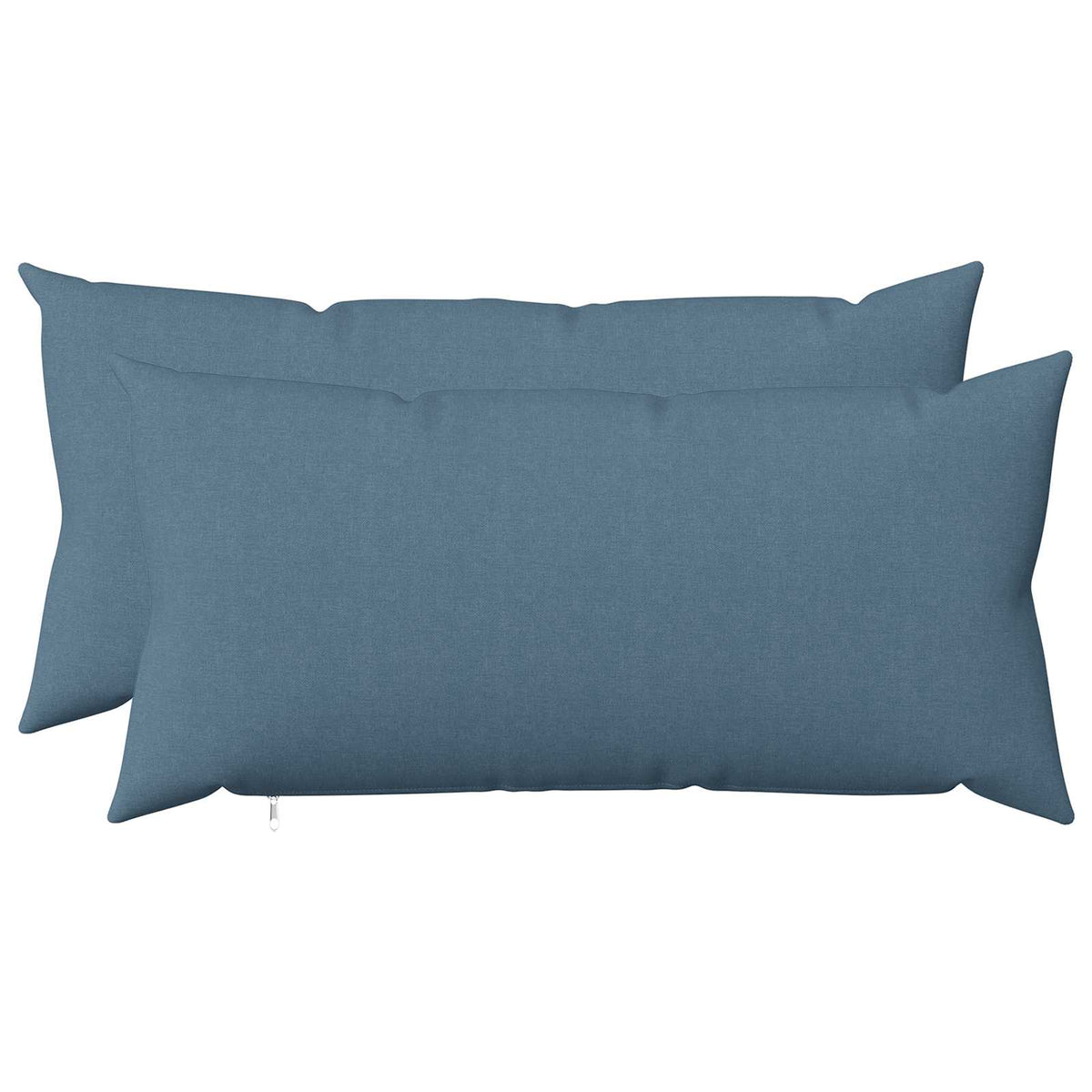 vidaXL Throw Pillow 2 pcs HEERLEN Jeans Blue 40 x 80 cm Fabric
