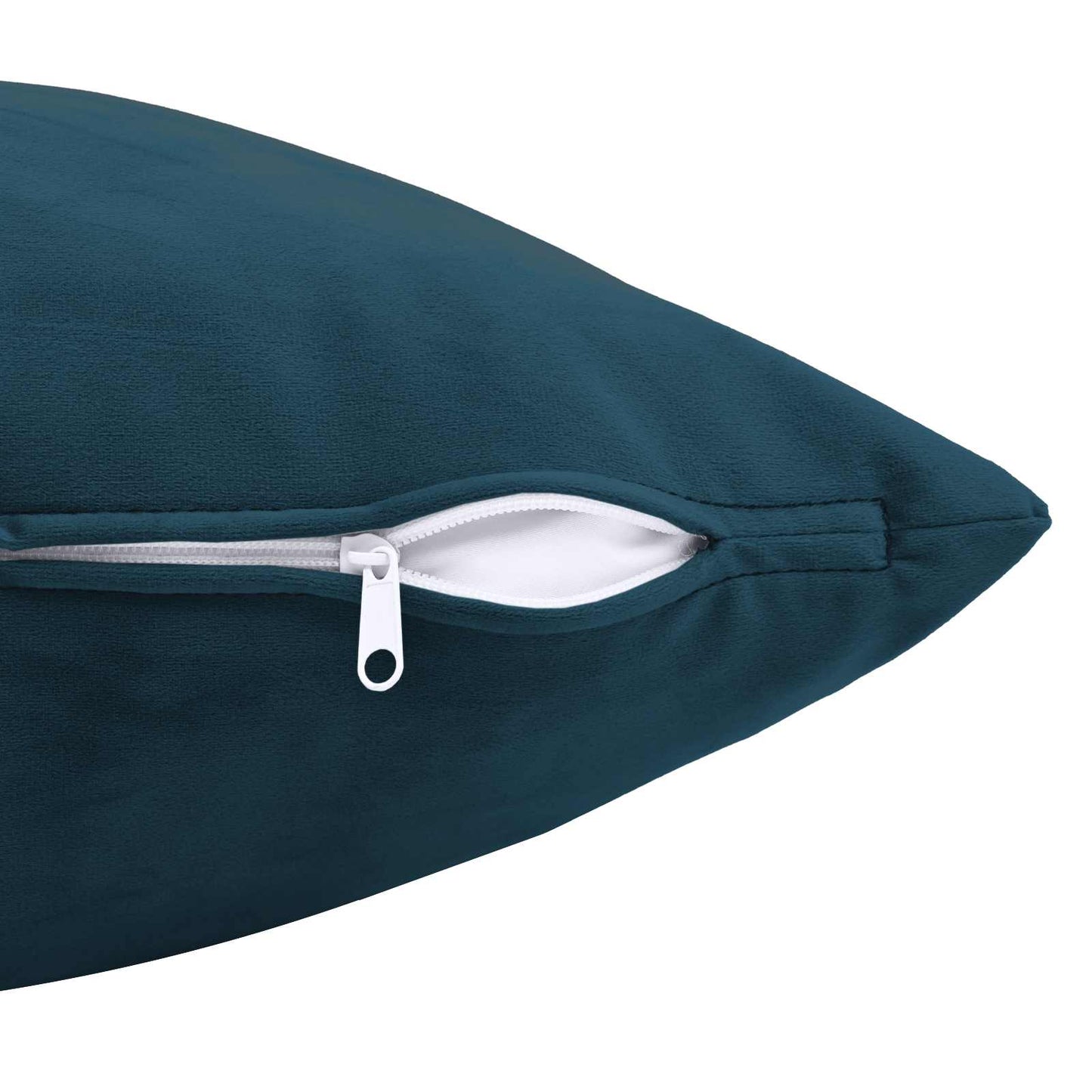 vidaXL Cushion with Pillow HEERLEN 2 pcs Blue Velvet