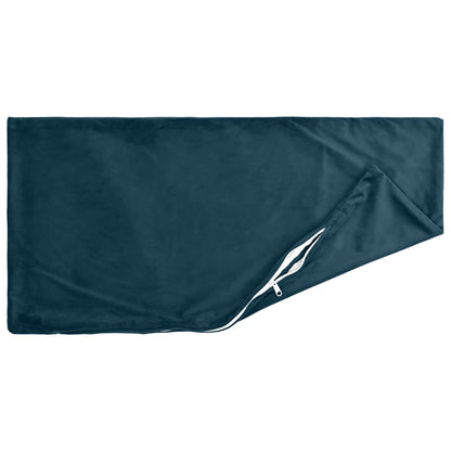 vidaXL Cushion with Pillow HEERLEN 2 pcs Blue Velvet