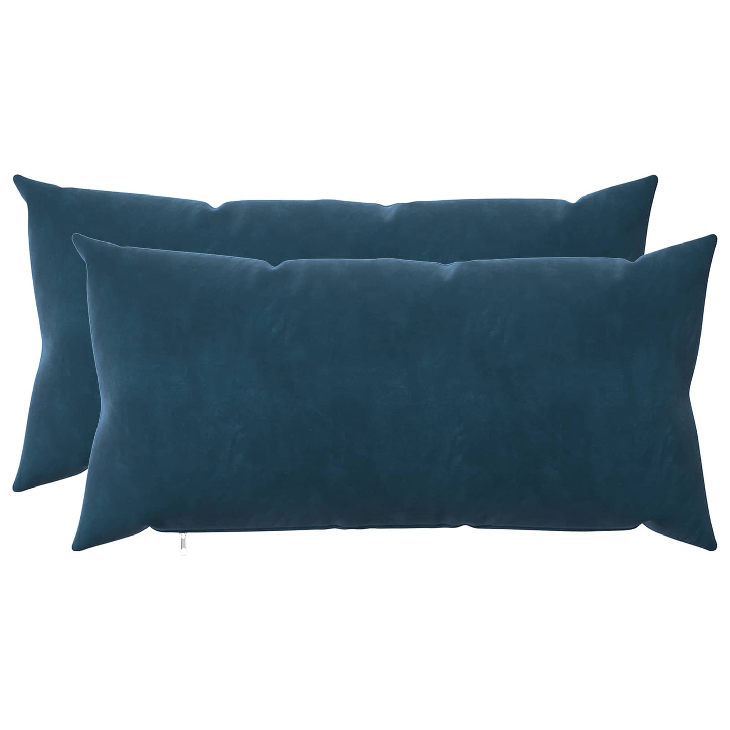 vidaXL Cushion with Pillow HEERLEN 2 pcs Blue Velvet