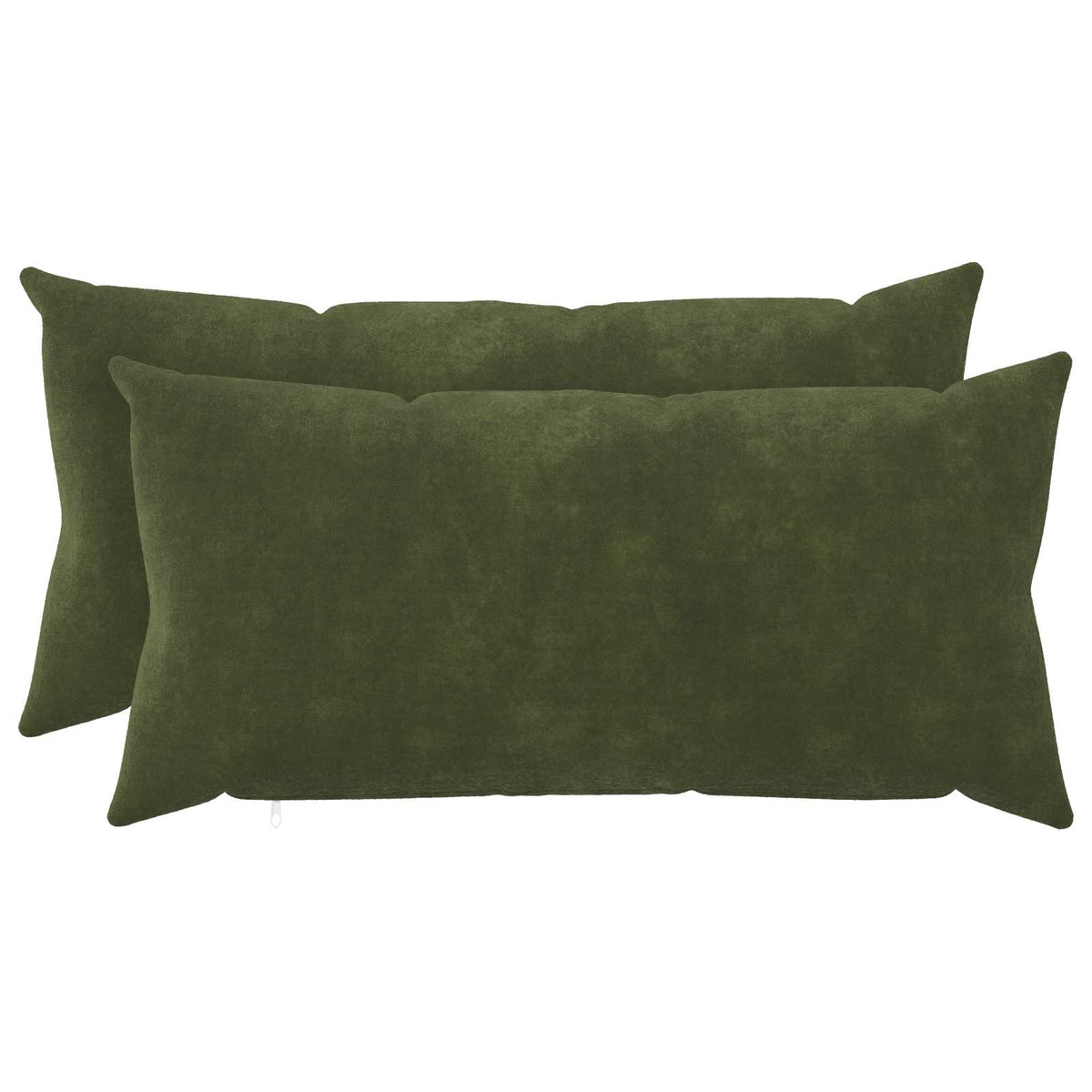 vidaXL Cushion with Pillow HEERLEN 2 pcs Green Microfiber Fleece