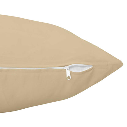 vidaXL Cushion with Pillow HEERLEN 6 pcs Beige Polyester