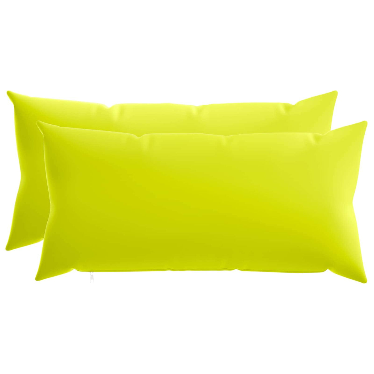 vidaXL Cushion with Pillow HEERLEN 2 pcs Bright Green Polyester