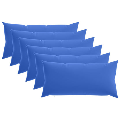 vidaXL Cushion with Pillow HEERLEN 6 pcs Royal Blue Polyester