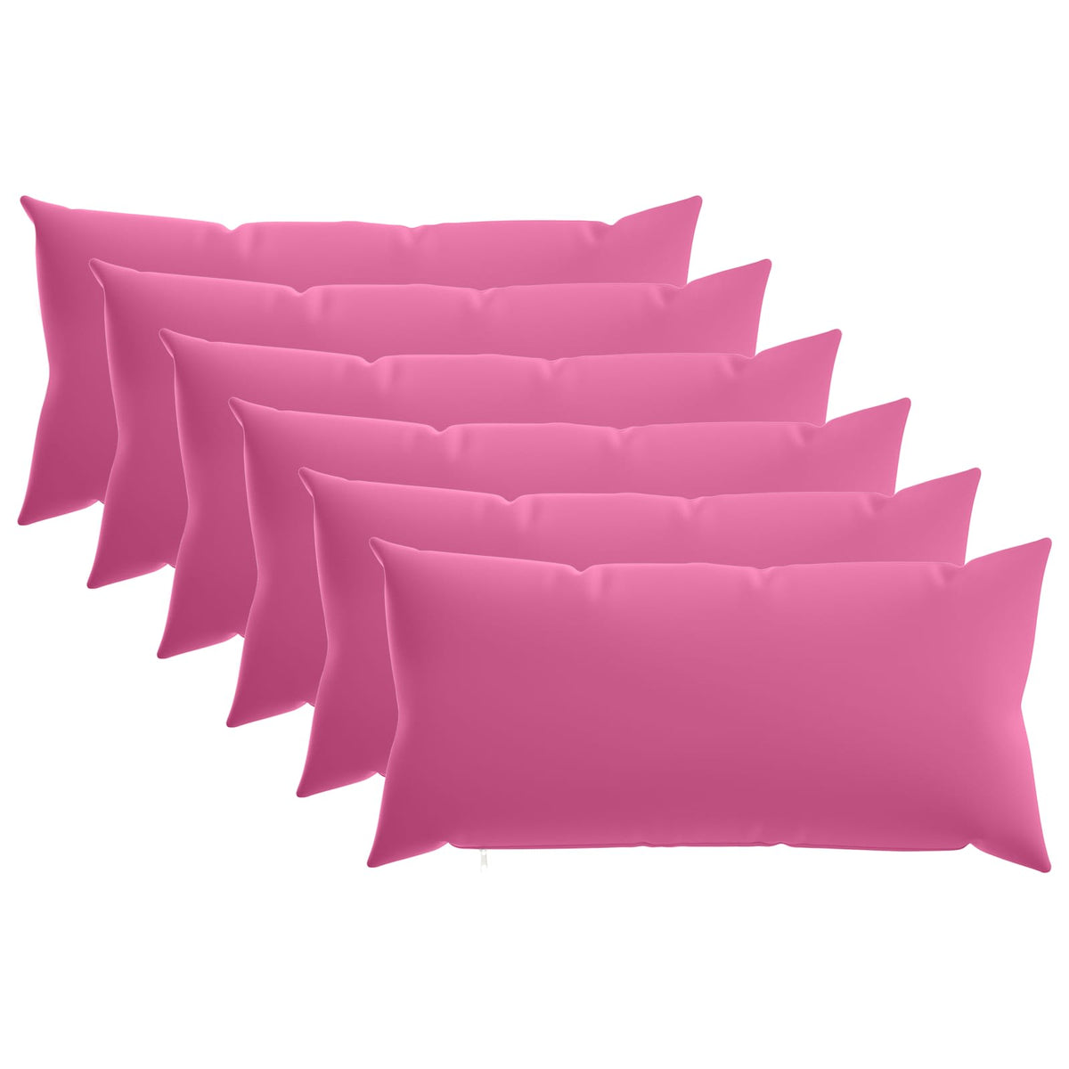 vidaXL Cushion with Pillow HEERLEN 6 pcs Pink Polyester