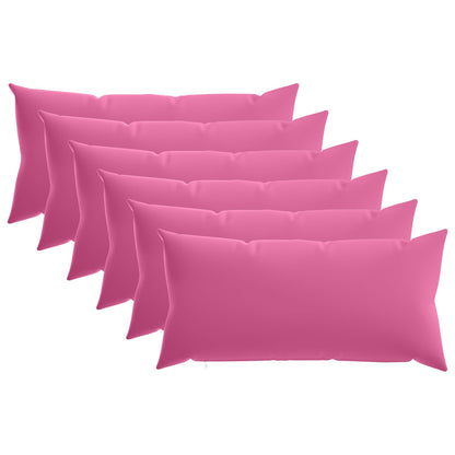 vidaXL Cushion with Pillow HEERLEN 6 pcs Pink Polyester