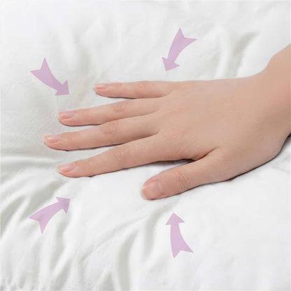 vidaXL Cushion with Pillow HEERLEN 2 pcs White PV Fleece