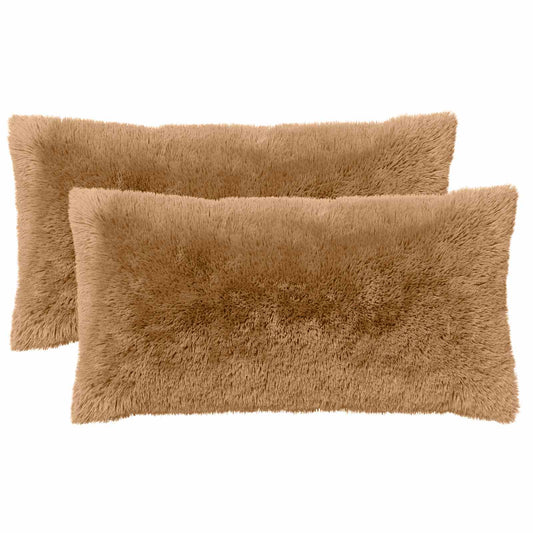 vidaXL Cushion with Pillow HEERLEN 6 pcs Taupe PV Fleece