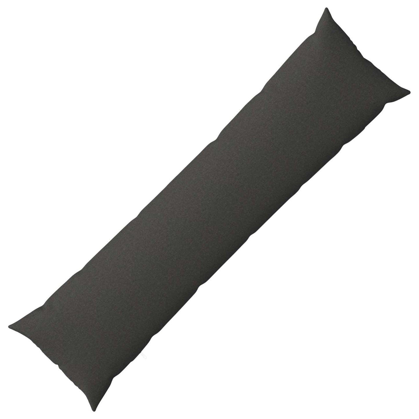 vidaXL Cushion with Pillow HEERLEN Dark Grey 40 x 145 cm Fabric