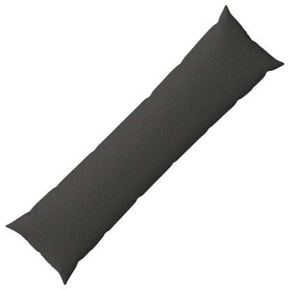 vidaXL Cushion with Pillow HEERLEN Dark Grey 40 x 145 cm Fabric