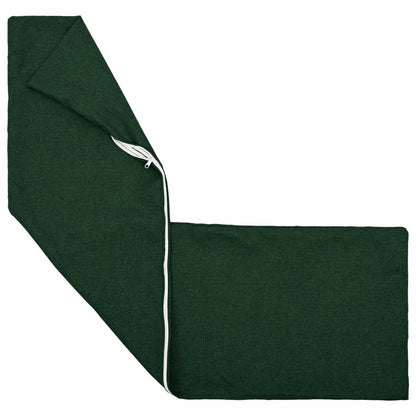 vidaXL Cushion with Pillow HEERLEN Dark Green 40 x 145 cm Fabric