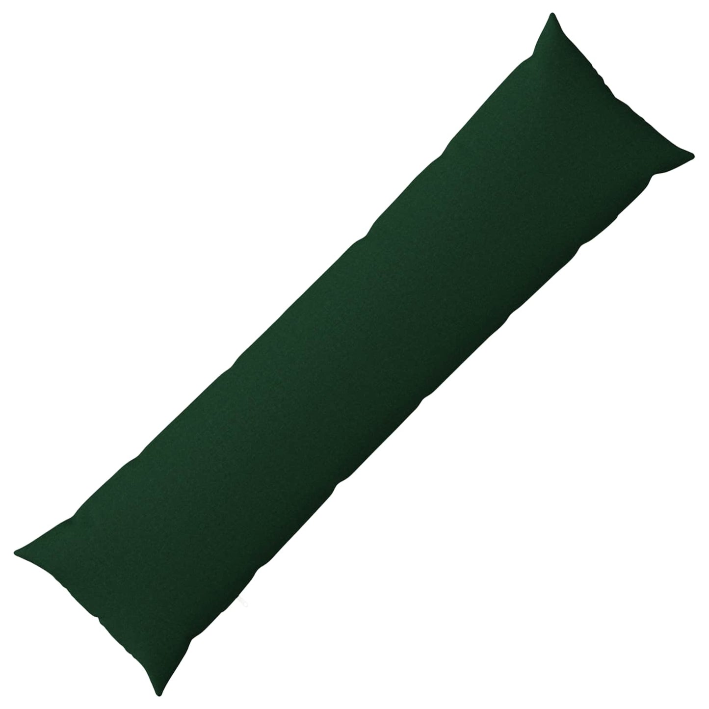 vidaXL Cushion with Pillow HEERLEN Dark Green 40 x 145 cm Fabric