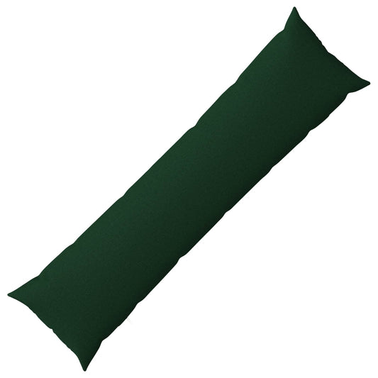 vidaXL Cushion with Pillow HEERLEN Dark Green 40 x 145 cm Fabric