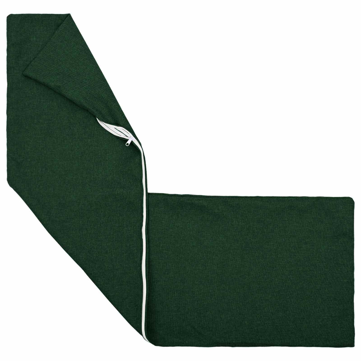 vidaXL Cushion with Pillow HEERLEN 2 pcs Dark Green Fabric