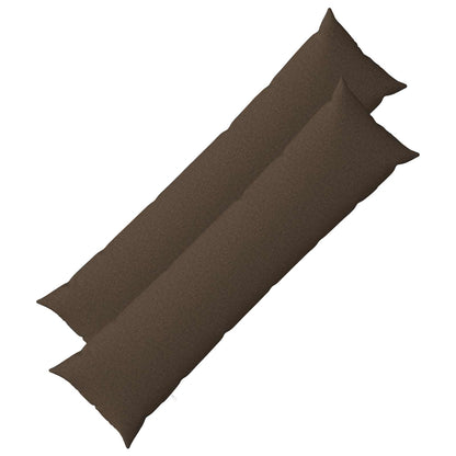 vidaXL Cushion with Pillow HEERLEN 2 pcs Taupe Fabric
