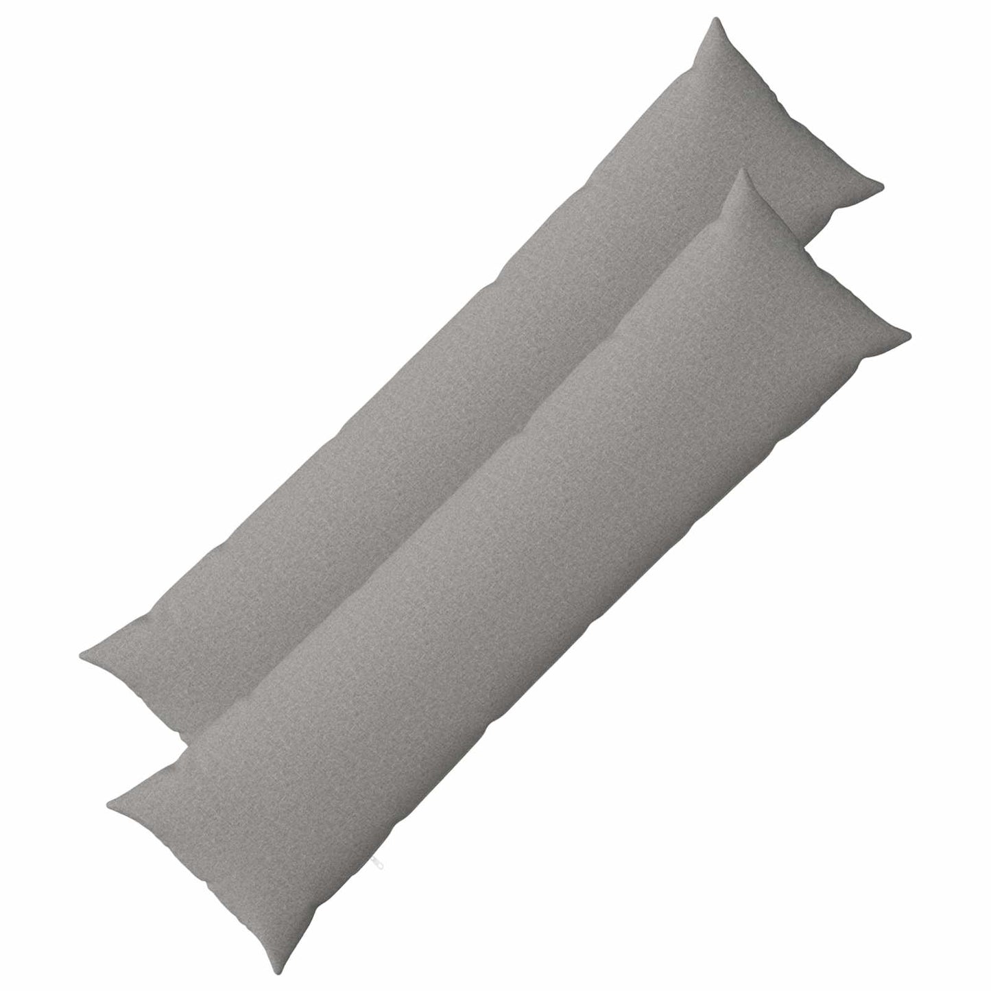 vidaXL Cushion with Pillow HEERLEN 2 pcs Cloud Grey Fabric