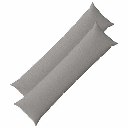 vidaXL Cushion with Pillow HEERLEN 2 pcs Cloud Grey Fabric