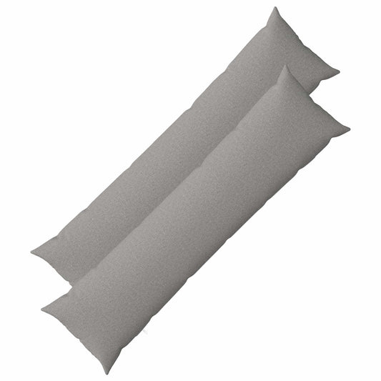 vidaXL Cushion with Pillow HEERLEN 2 pcs Cloud Grey Fabric