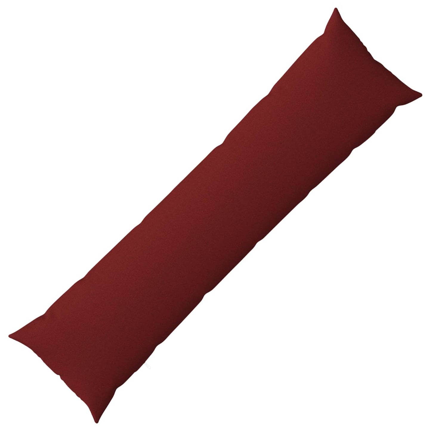 vidaXL Cushion with Pillow HEERLEN Wine Red 40 x 145 cm Fabric