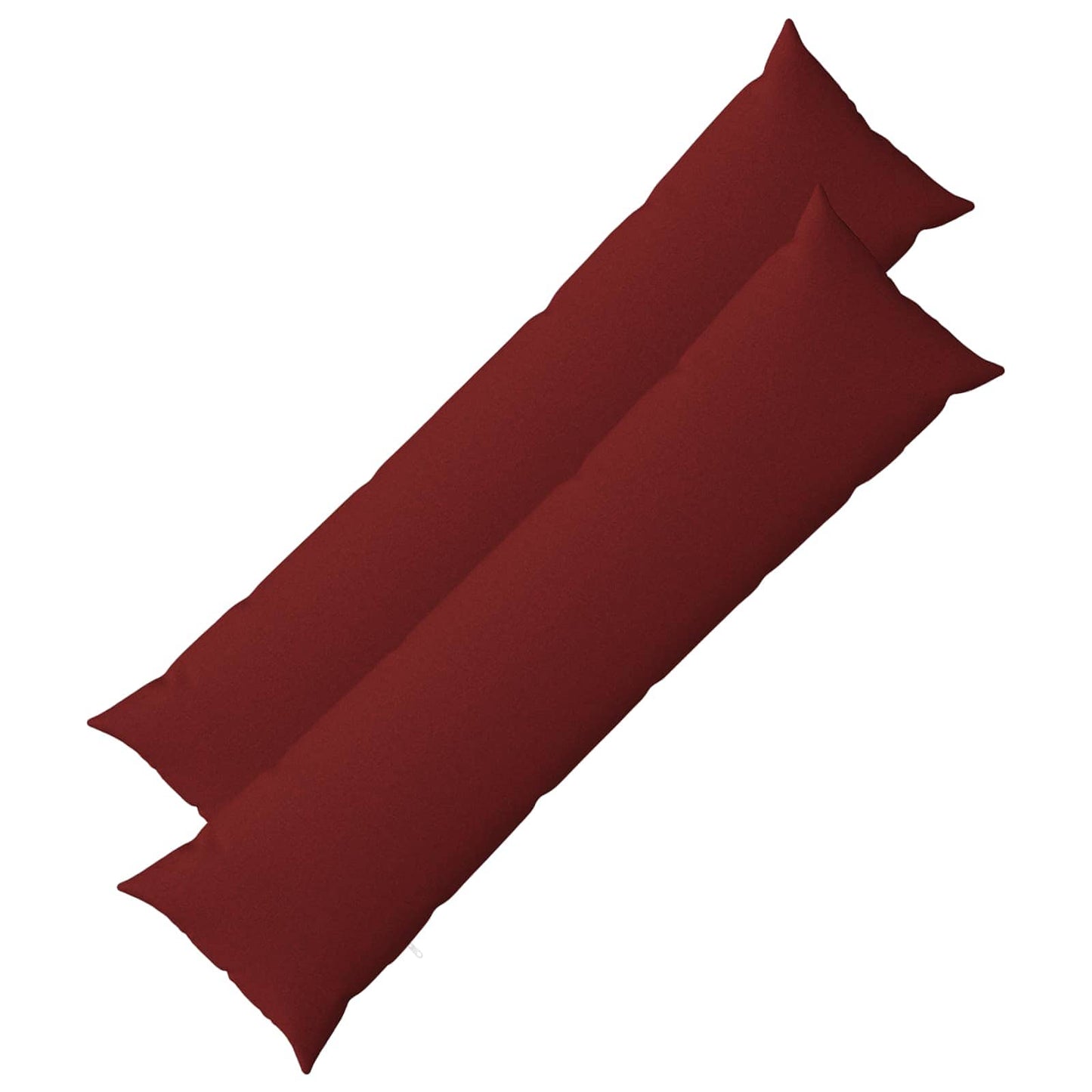 vidaXL Cushion with Pillow HEERLEN 2 pcs Wine Red Fabric