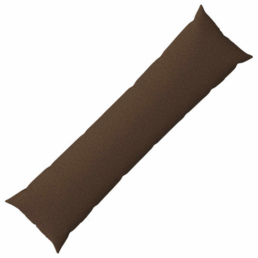 vidaXL Cushion with Pillow HEERLEN Brown 40 x 145 cm Fabric