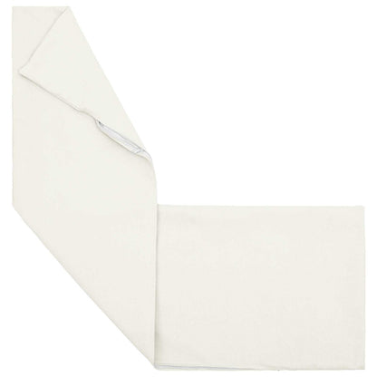vidaXL Cushion with Pillow HEERLEN White 40 x 145 cm Fabric