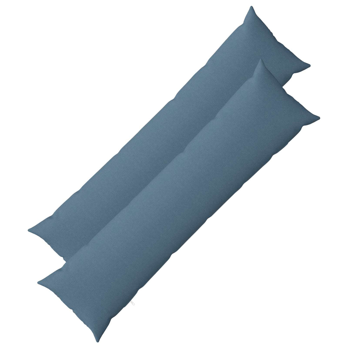 vidaXL Cushion with Pillow HEERLEN 2 pcs Jeans Blue Fabric