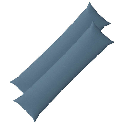 vidaXL Cushion with Pillow HEERLEN 2 pcs Jeans Blue Fabric