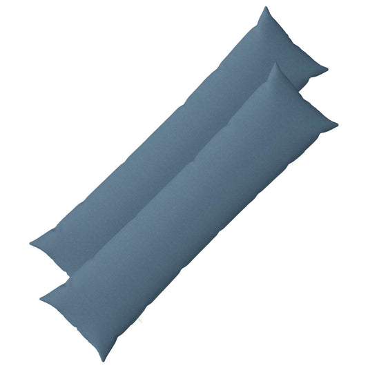 vidaXL Cushion with Pillow HEERLEN 2 pcs Jeans Blue Fabric