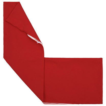 vidaXL Cushion with Pillow HEERLEN 2 pcs Red Fabric