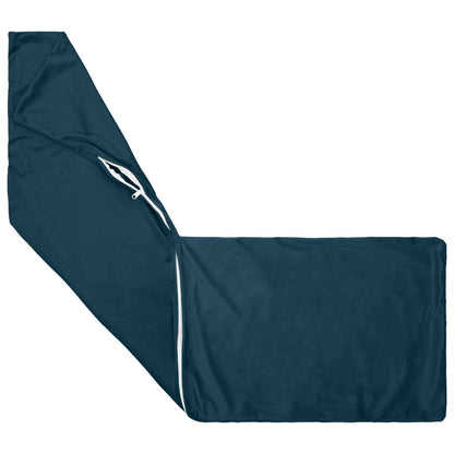 vidaXL Cushion with Pillow HEERLEN Blue 40 x 145 cm Velvet